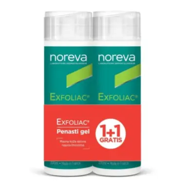 Noreva PROMO Exfoliac penasti gel 200ml 1+1 gratis