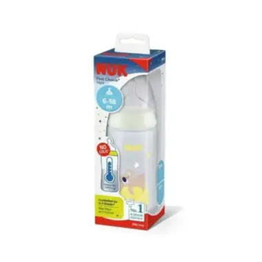 Nuk Plastična Flašica Dark&Glow 6-18m 300ml