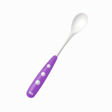 NUK - plastična kašika 2 kom ljubičasta