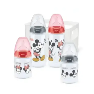 Nuk Starter Set flašica sa indikatorom temperature Mickey Mouse