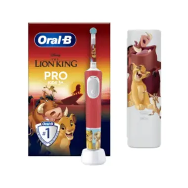 Oral-B dečija električna četkica Vitality Pro Lion King + kutija