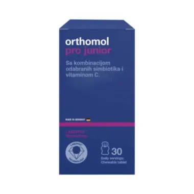 Orthomol Pro Junior tablete za žvakanje 30 tableta