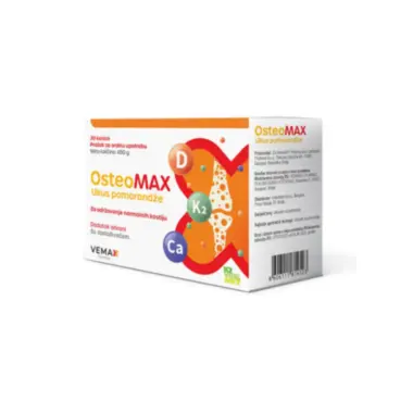 OsteoMAX sa ukusom pomorandže za zdravlje kostiju 30 kesica