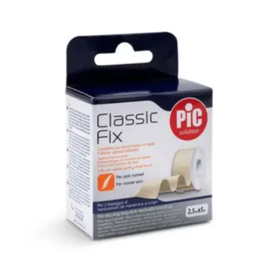 Pic Solution Classic Fix flaster kalem platno u beloj boji 5m x 2,5cm