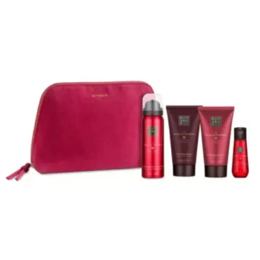 Rituals Ayurveda Set penušavi gel 50ml + suvo ulje 30ml + šampon 70ml + balzam 70ml