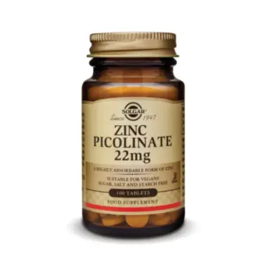 Solgar CINK PIKOLINAT 100 tableta