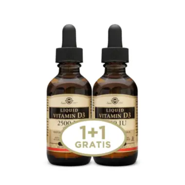 Solgar Liquid Vitamin D3 2500IU Duopack