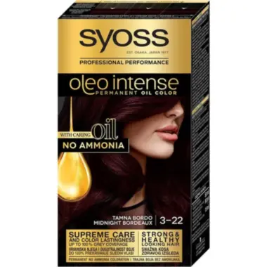 Syoss Oleo Intense 3-22 Tamno Bordo