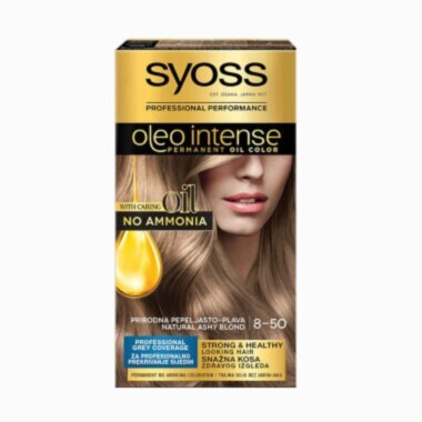 Syoss Oleo Intense 8-50 Prirodno pepeljasto plava