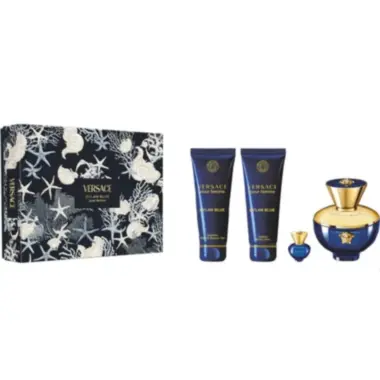 Versace Dylan Blue Pour Femme Set EDP 100ml + BL 100ml + SG 100ml + EDP 5ml