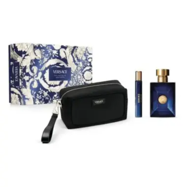 Versace Dylan Blue Pour Homme Set for Men EDT 100ml + EDT 10ml  Neseser 