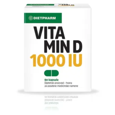 Vitamin D 1000IU 60 kapsula Dietpharm