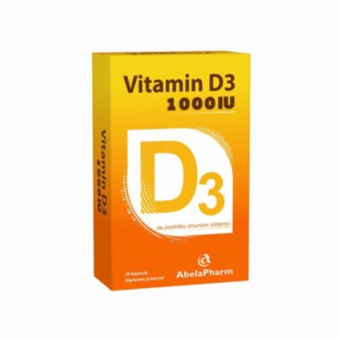 Vitamin D3 1000IU - 30 kapsula